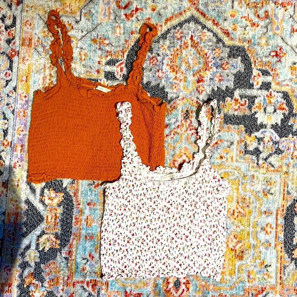 Scrunched Crop Tops